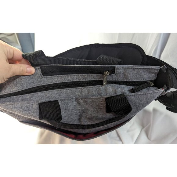Skip Hop Messenger Diaper Bag, Duo Signature, Heather Grey - Picture 6 of 10